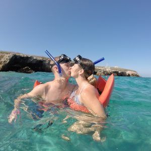 Pareja snorkel Islas Marietas