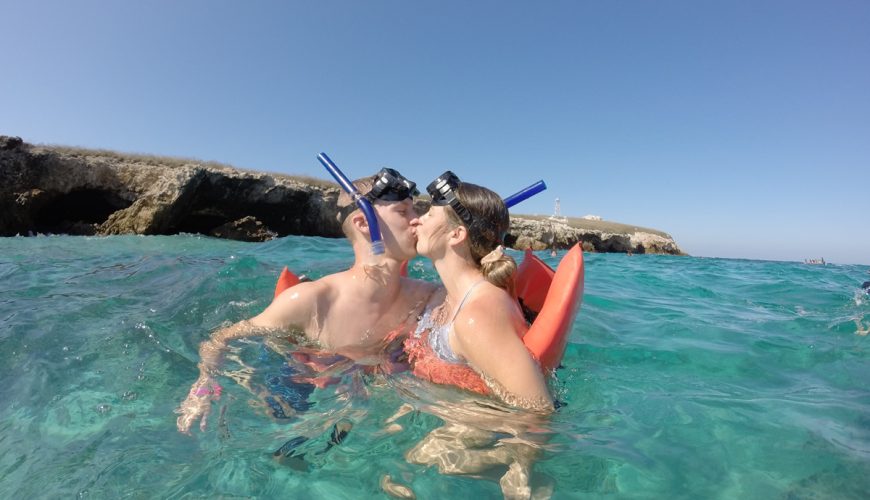 Pareja snorkel Islas Marietas