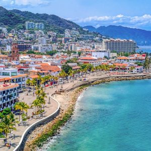 Malecón Puerto Vallarta vista aérea